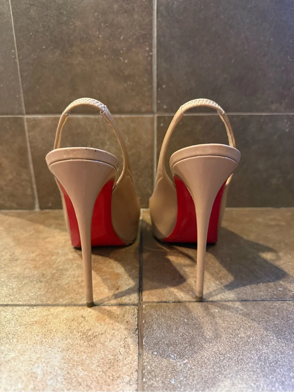 Christian Louboutin elegant nude
